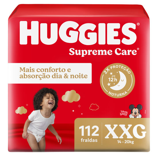 Fralda Huggies Supreme Care XXG - 112 fraldas